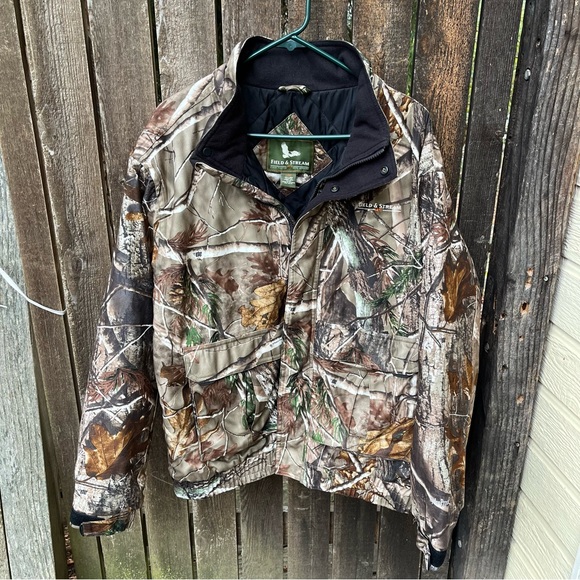 Field & Stream Realtree Camouflage Hydroproof Ultra Coat Sz L - Picture 8 of 16